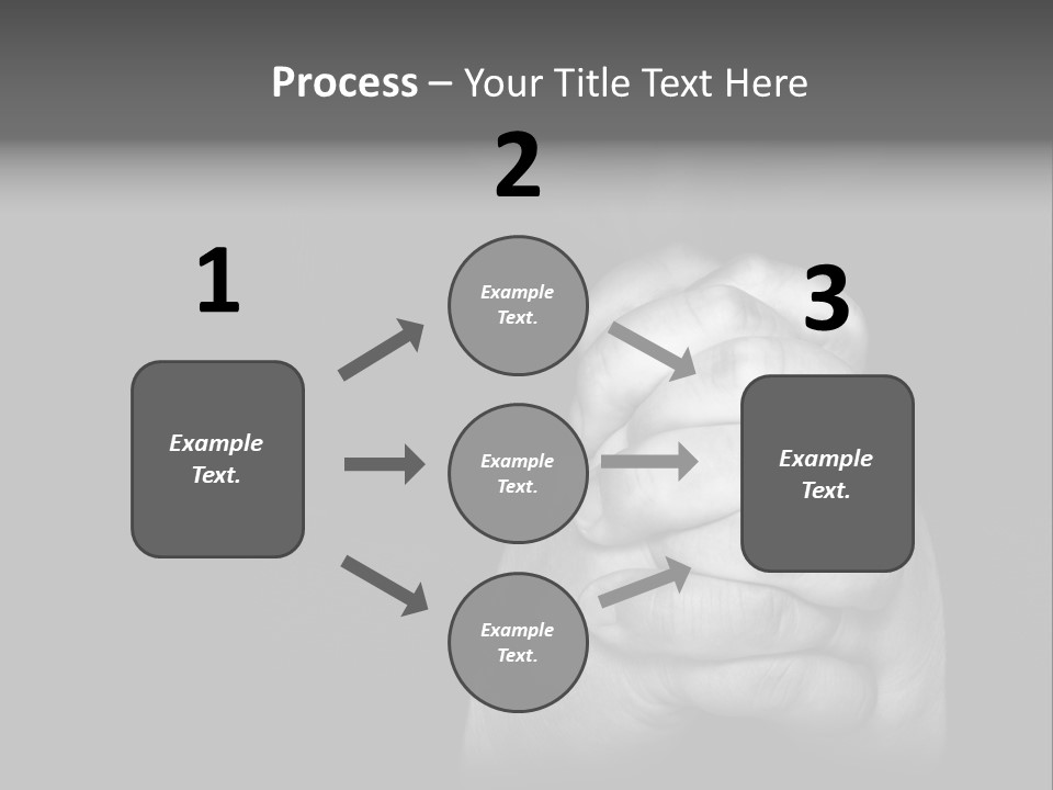 A Man Is Praying With His Hands Together PowerPoint Template