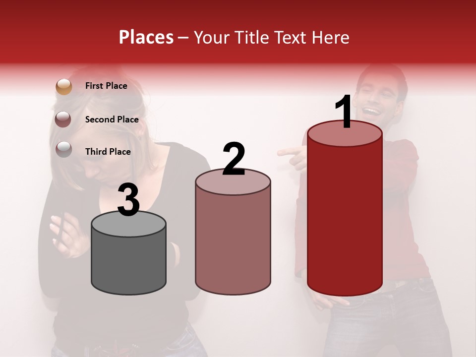 Bad Guy Laughing At The Outsider PowerPoint Template