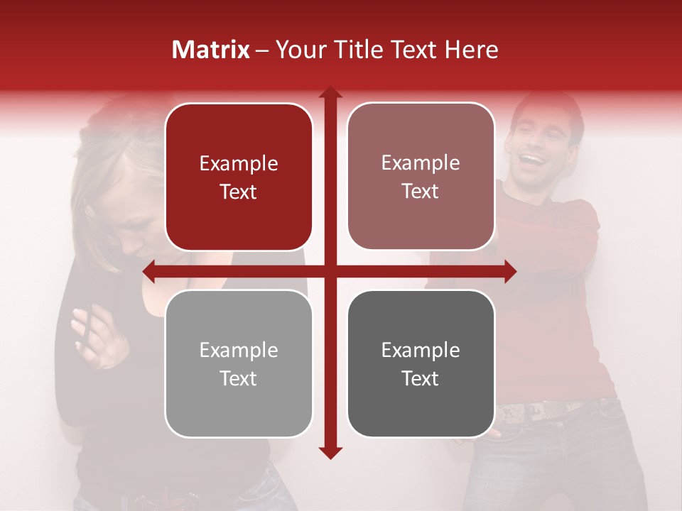 Bad Guy Laughing At The Outsider PowerPoint Template