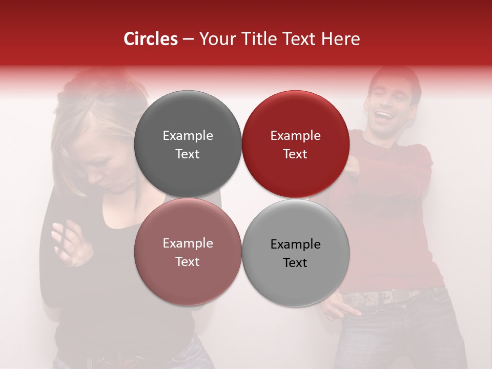 Bad Guy Laughing At The Outsider PowerPoint Template