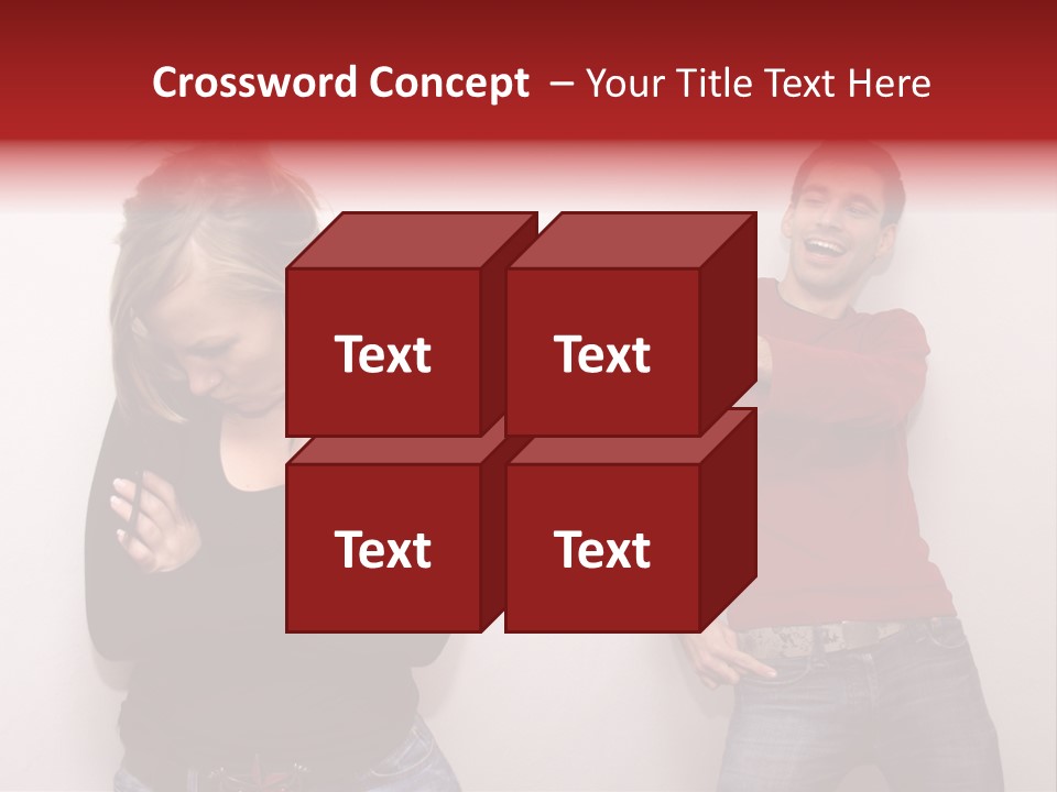 Bad Guy Laughing At The Outsider PowerPoint Template