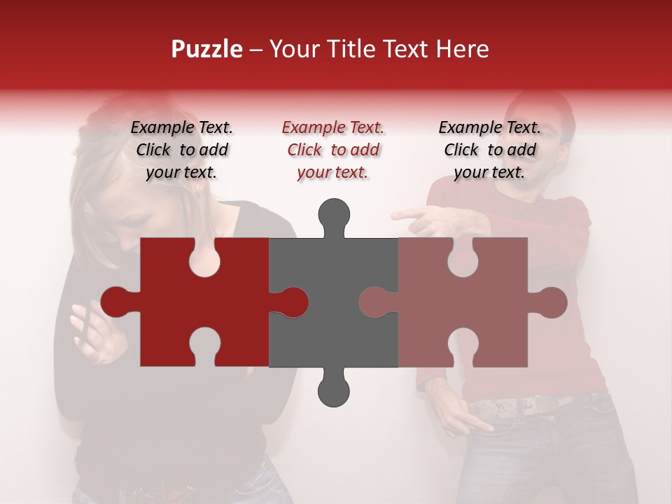 Bad Guy Laughing At The Outsider PowerPoint Template