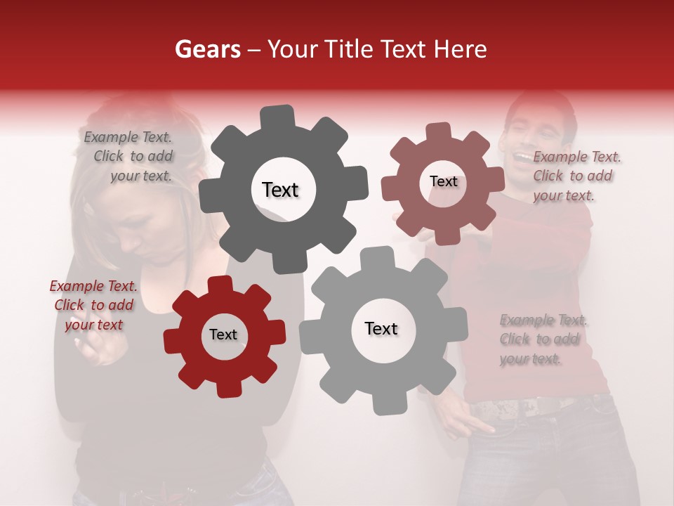 Bad Guy Laughing At The Outsider PowerPoint Template