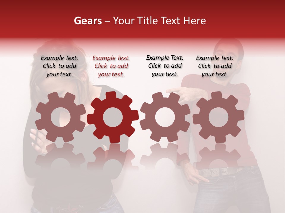 Bad Guy Laughing At The Outsider PowerPoint Template