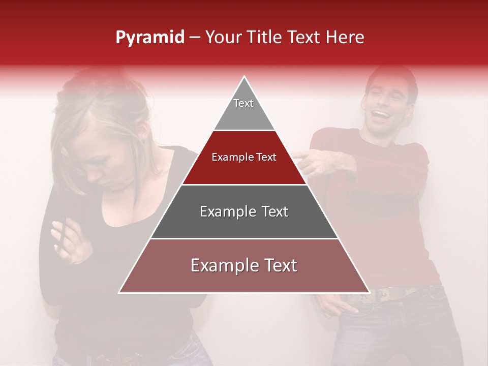 Bad Guy Laughing At The Outsider PowerPoint Template