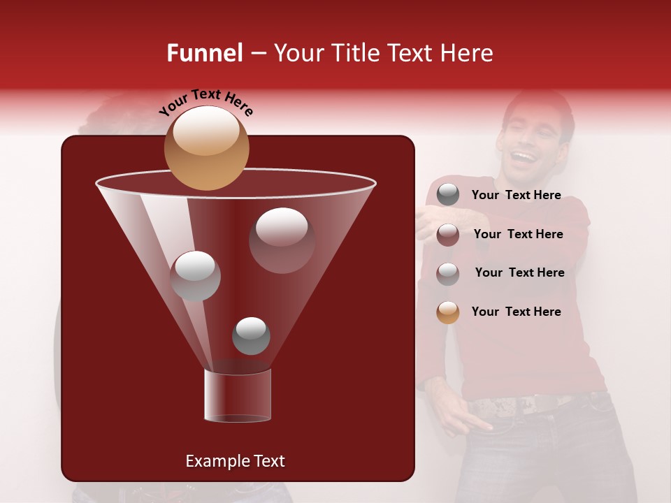 Bad Guy Laughing At The Outsider PowerPoint Template