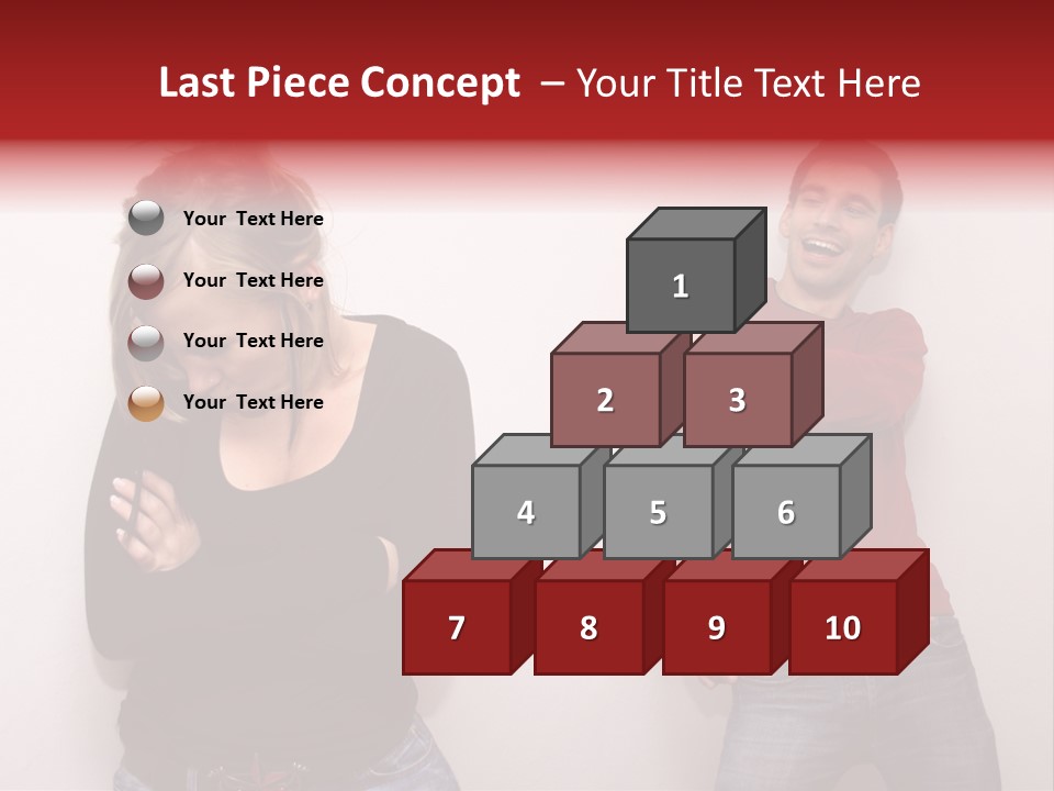 Bad Guy Laughing At The Outsider PowerPoint Template