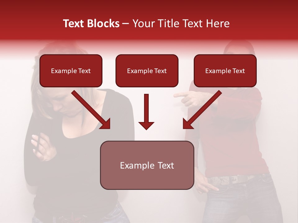 Bad Guy Laughing At The Outsider PowerPoint Template