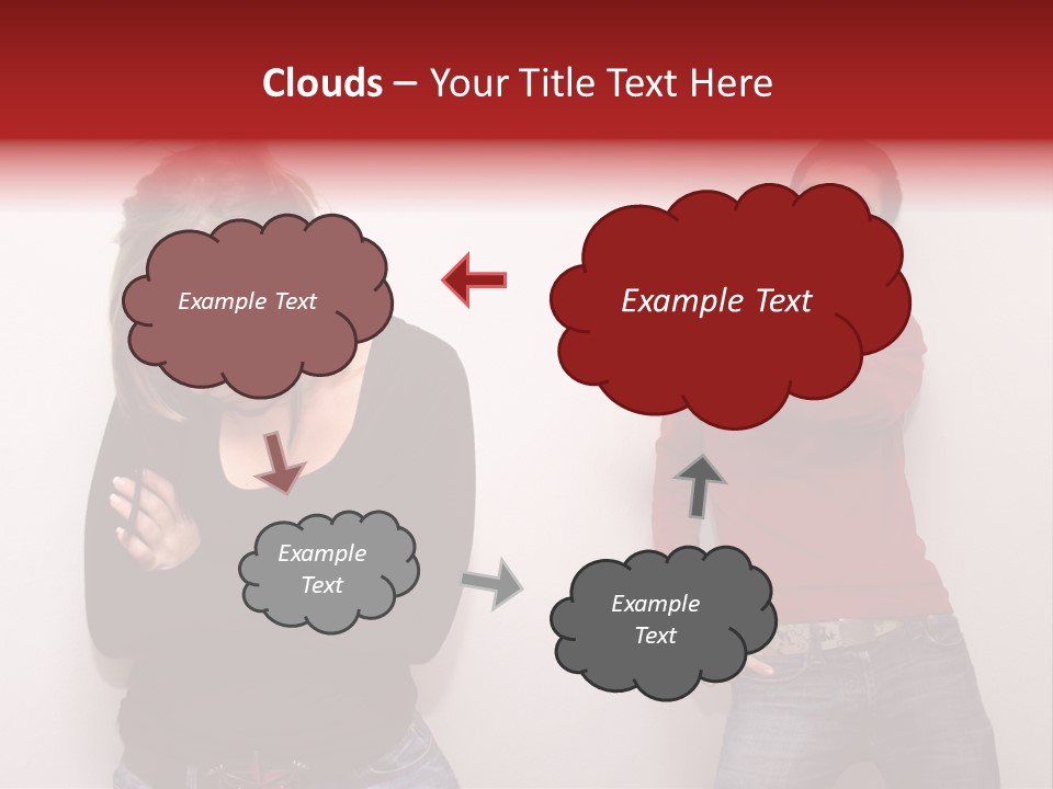 Bad Guy Laughing At The Outsider PowerPoint Template