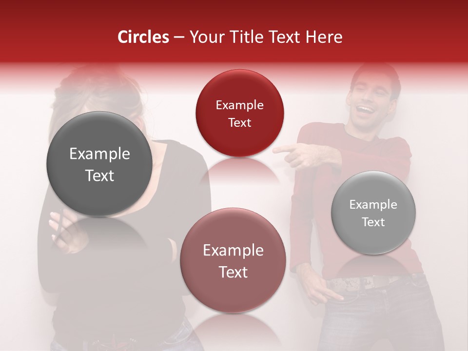 Bad Guy Laughing At The Outsider PowerPoint Template