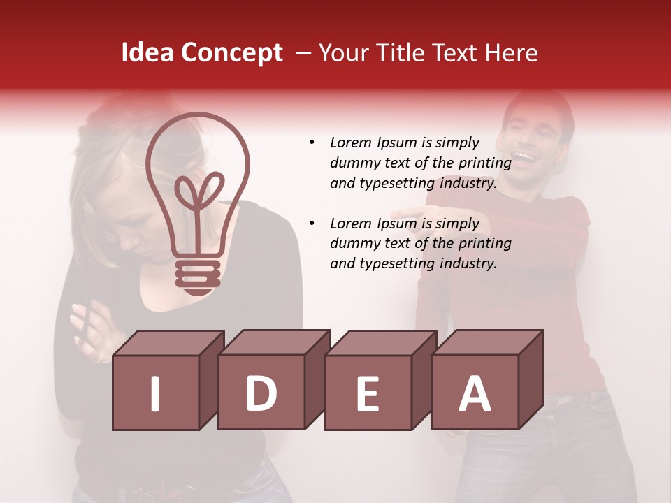 Bad Guy Laughing At The Outsider PowerPoint Template