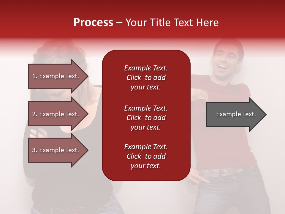 Bad Guy Laughing At The Outsider PowerPoint Template