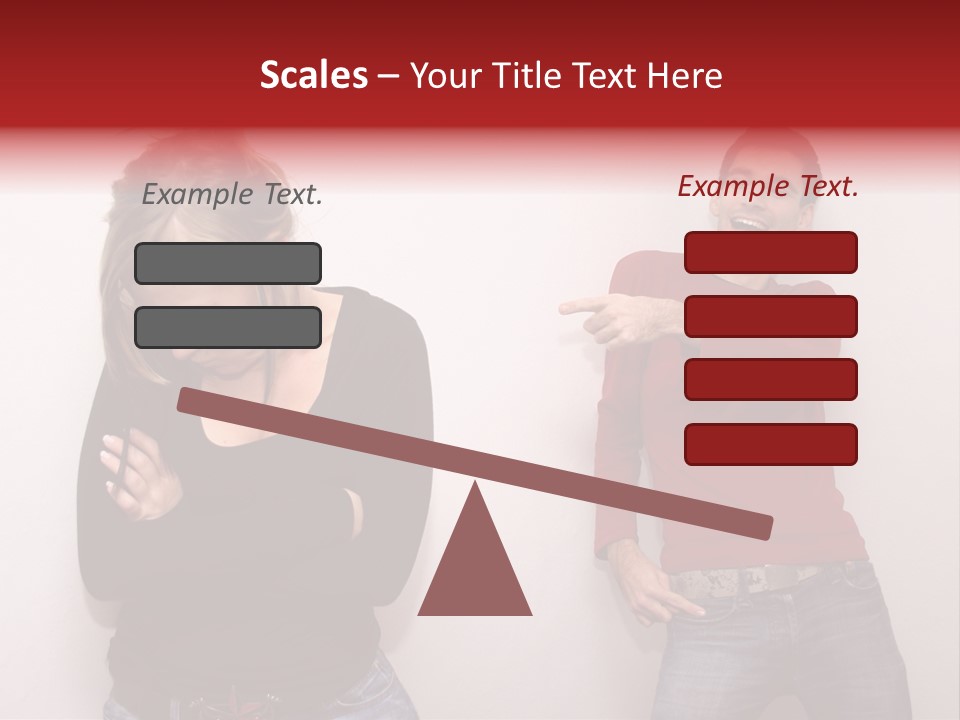 Bad Guy Laughing At The Outsider PowerPoint Template