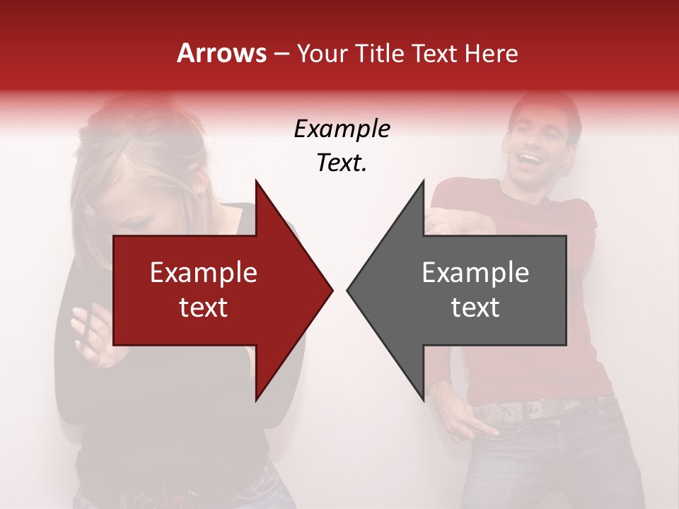 Bad Guy Laughing At The Outsider PowerPoint Template