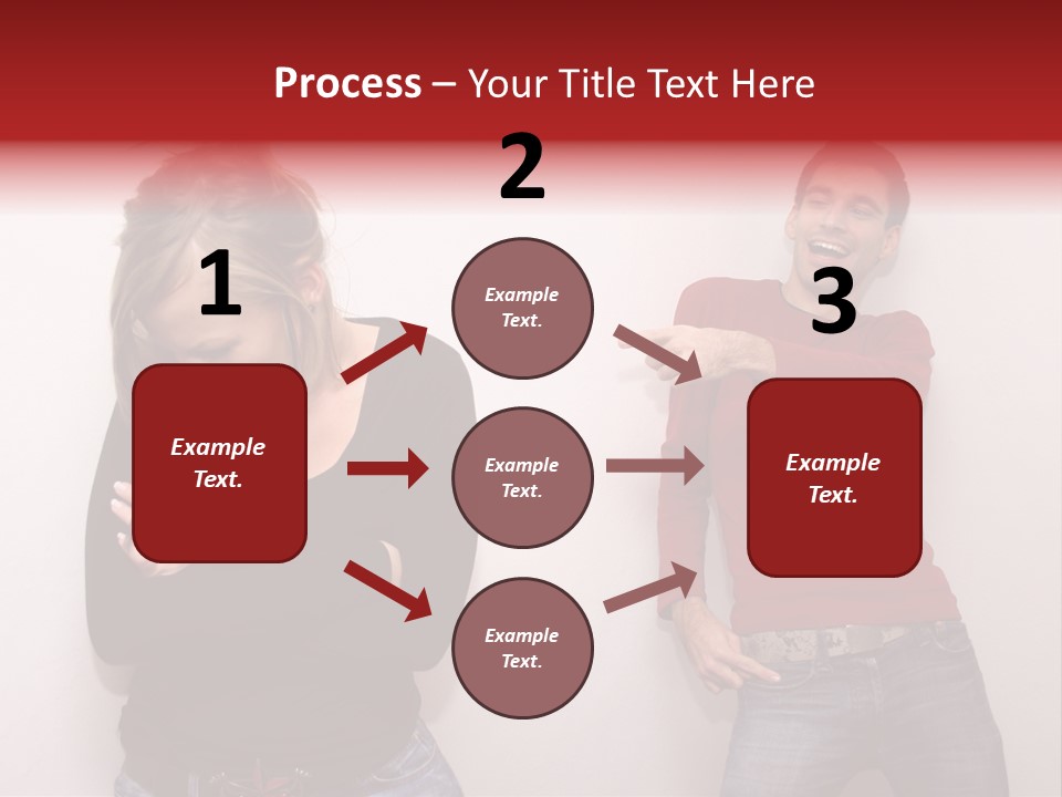 Bad Guy Laughing At The Outsider PowerPoint Template