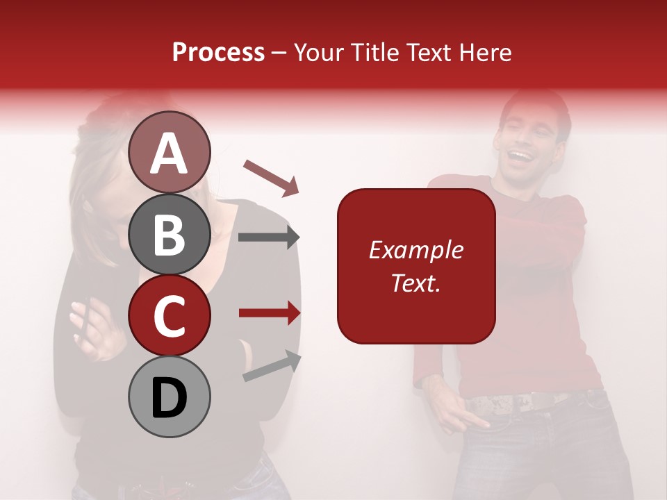 Bad Guy Laughing At The Outsider PowerPoint Template