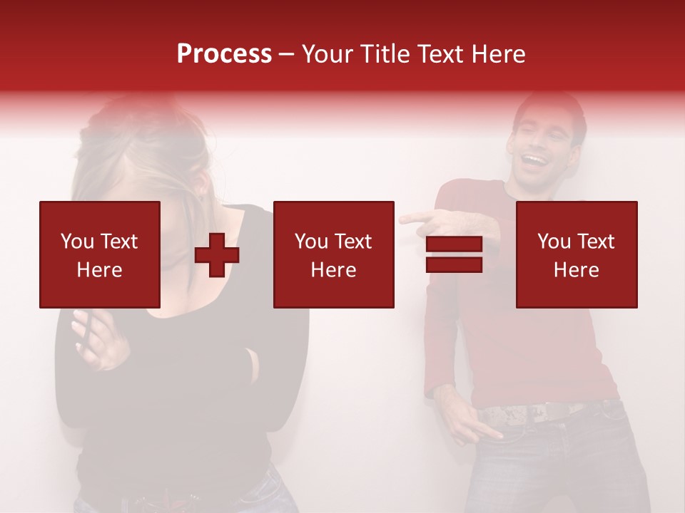 Bad Guy Laughing At The Outsider PowerPoint Template