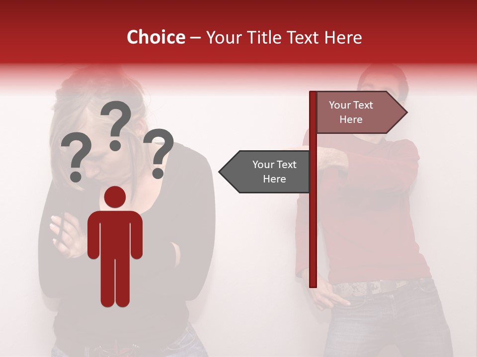 Bad Guy Laughing At The Outsider PowerPoint Template