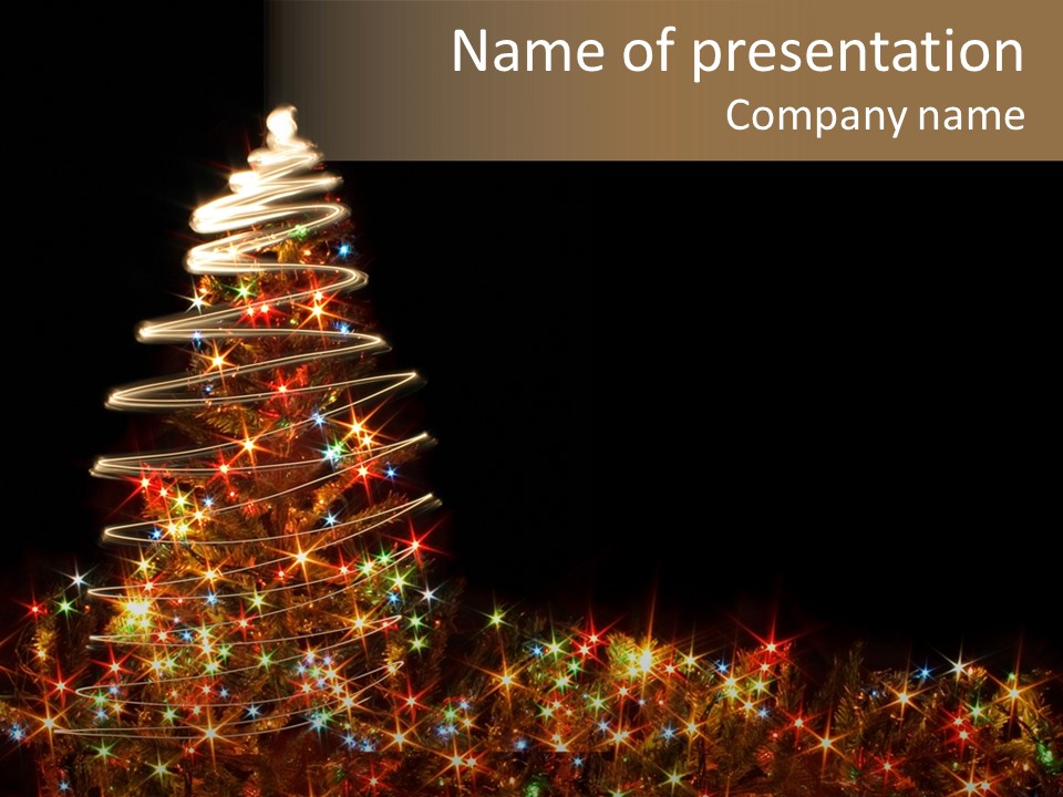 Xmas Tree PowerPoint Template