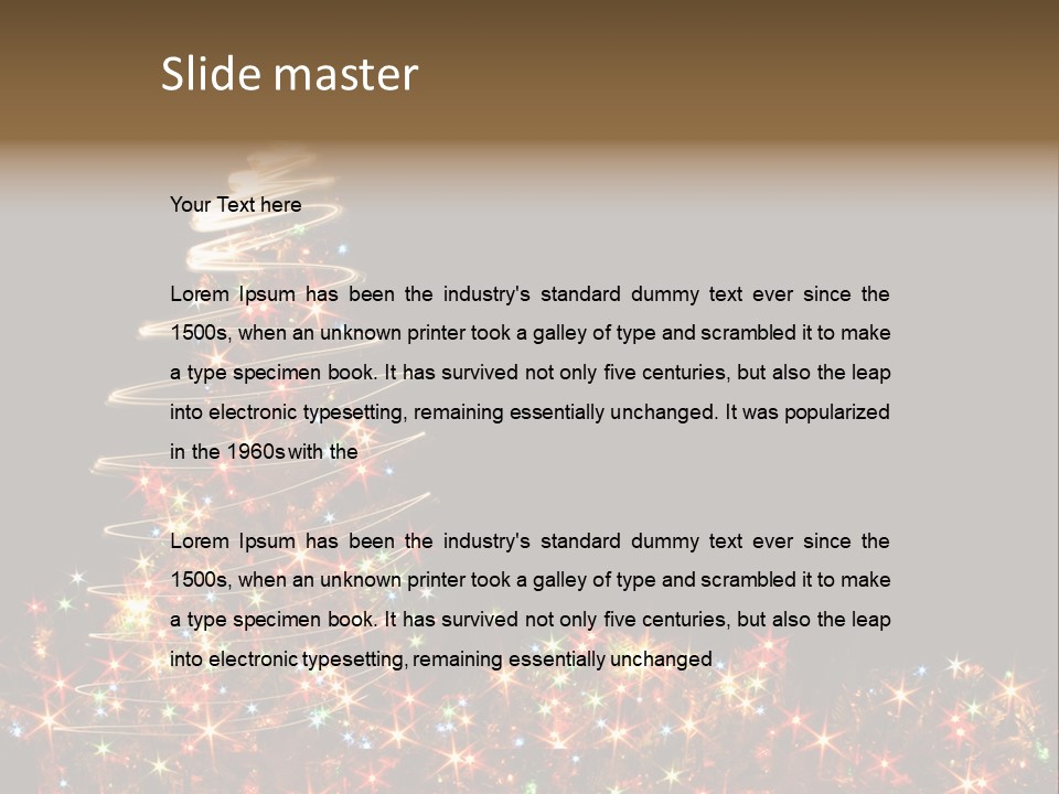 Xmas Tree PowerPoint Template