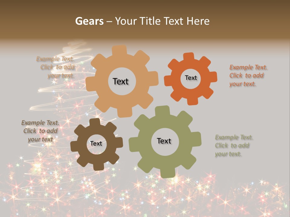 Xmas Tree PowerPoint Template