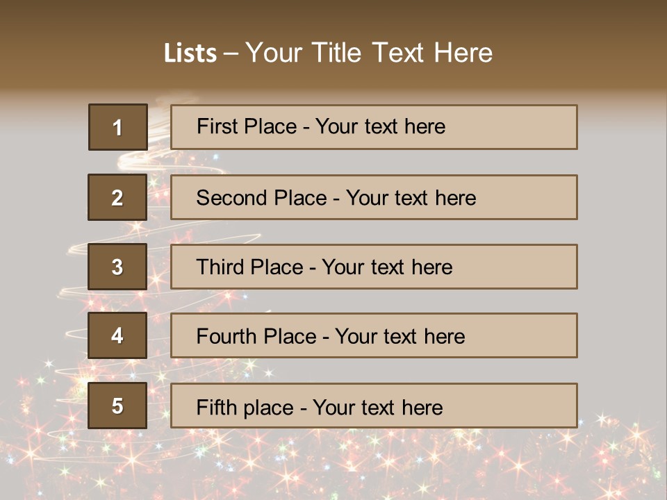 Xmas Tree PowerPoint Template