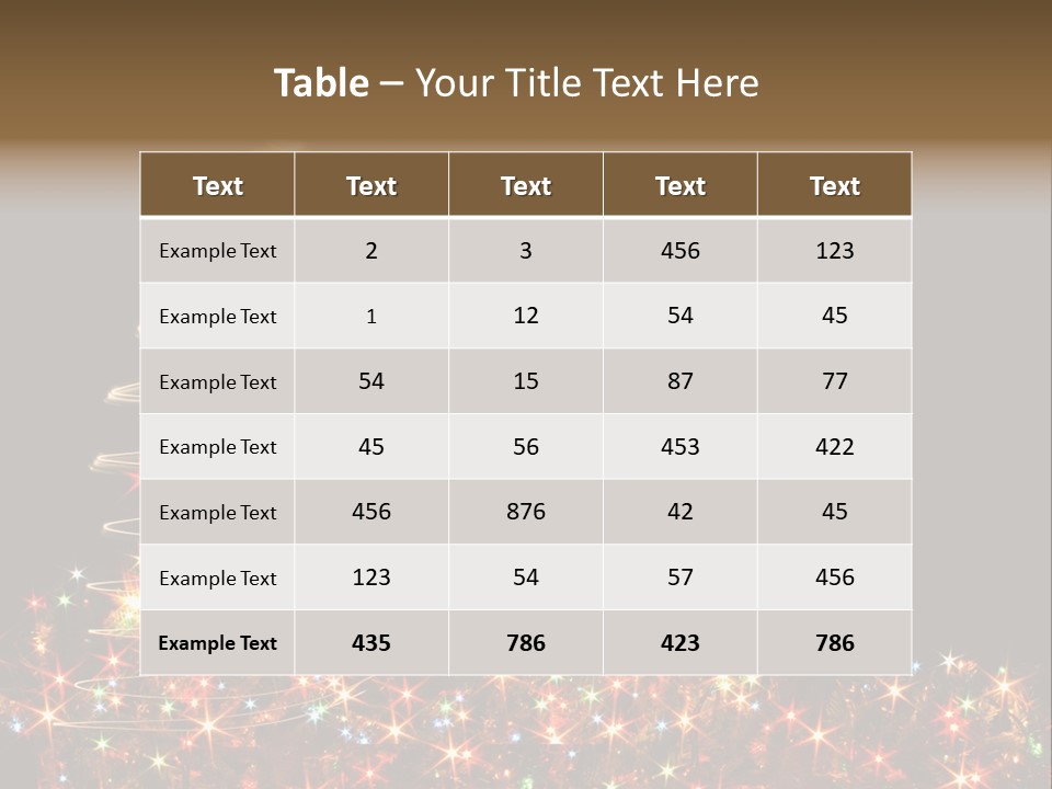 Xmas Tree PowerPoint Template