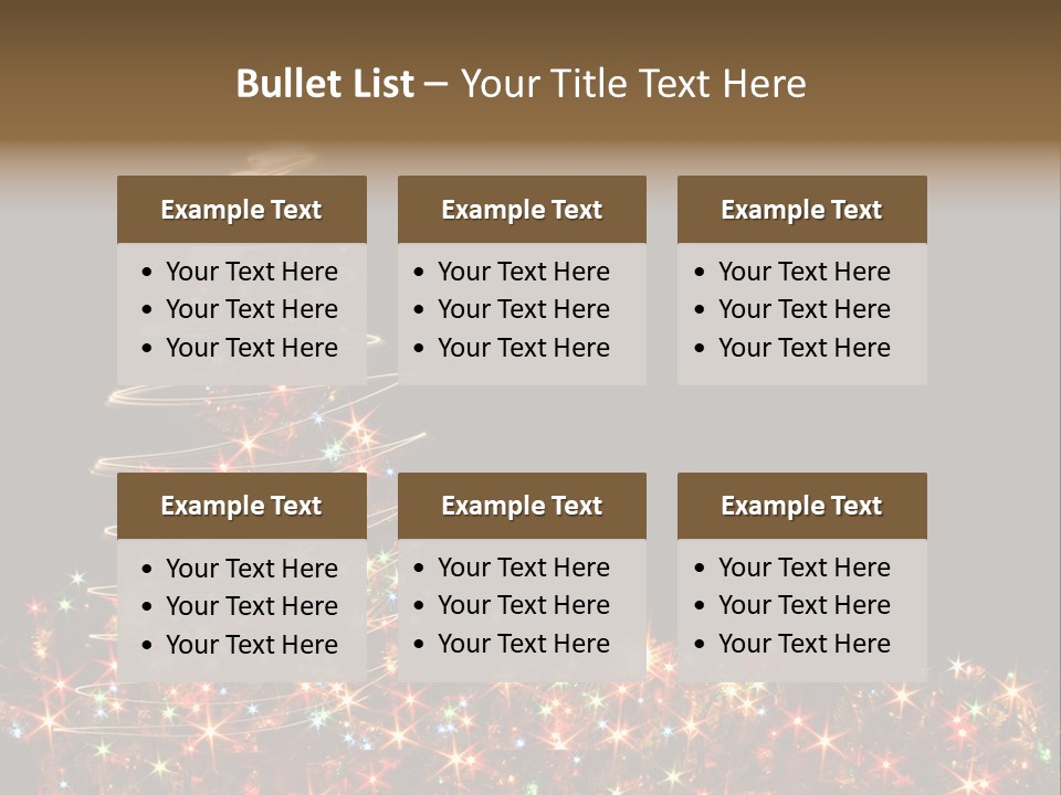 Xmas Tree PowerPoint Template