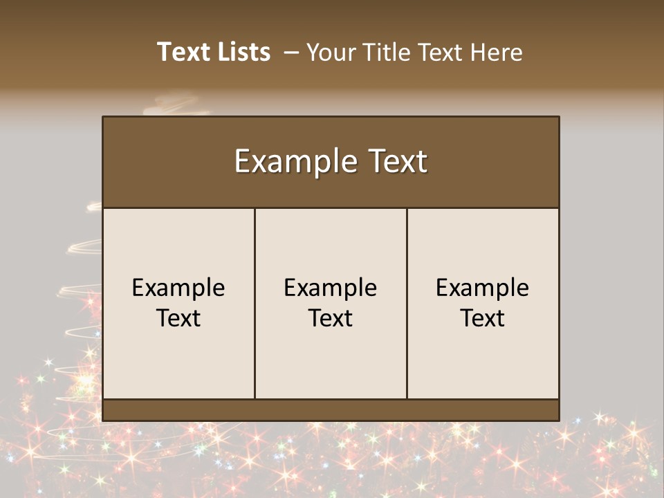 Xmas Tree PowerPoint Template