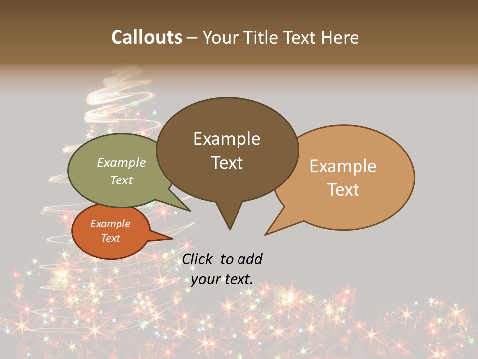Xmas Tree PowerPoint Template