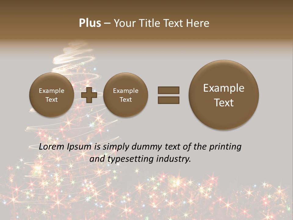 Xmas Tree PowerPoint Template