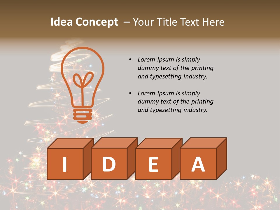 Xmas Tree PowerPoint Template