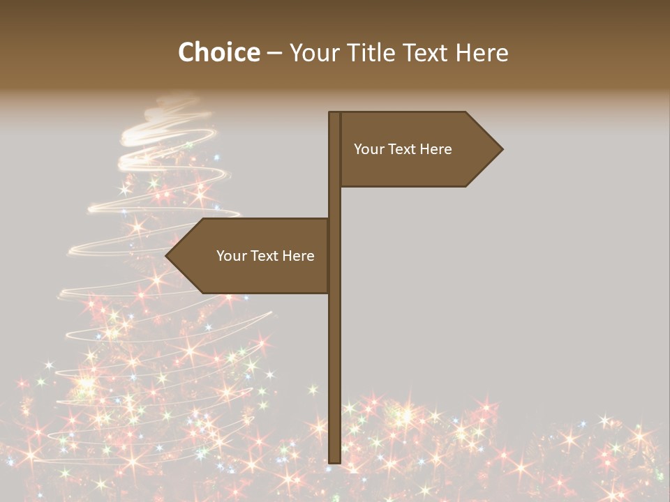 Xmas Tree PowerPoint Template