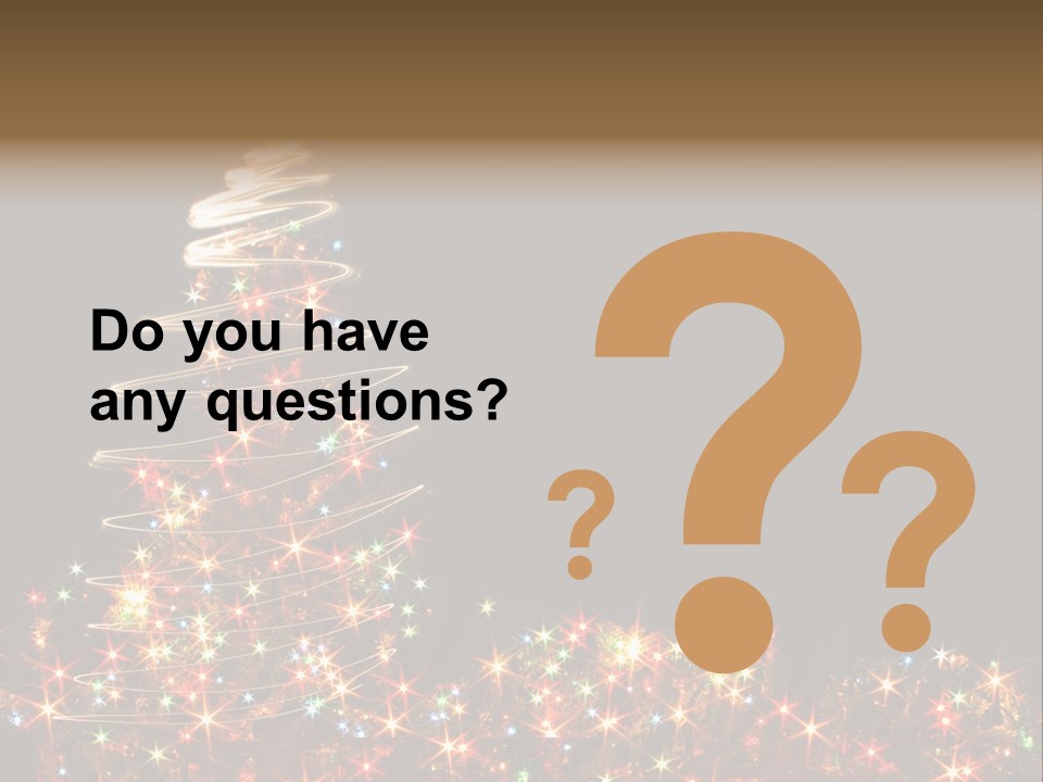 Xmas Tree PowerPoint Template