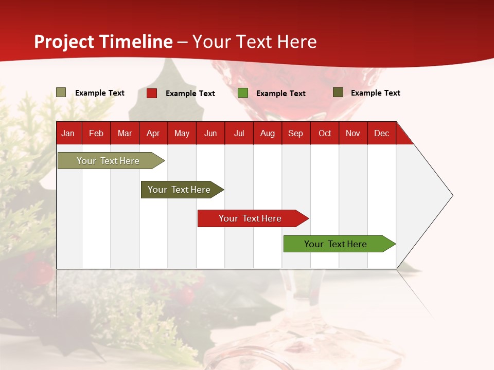 A Glass Of Wine With A Key On The Table PowerPoint Template