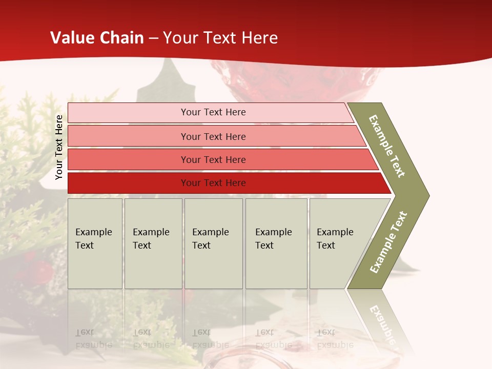 A Glass Of Wine With A Key On The Table PowerPoint Template
