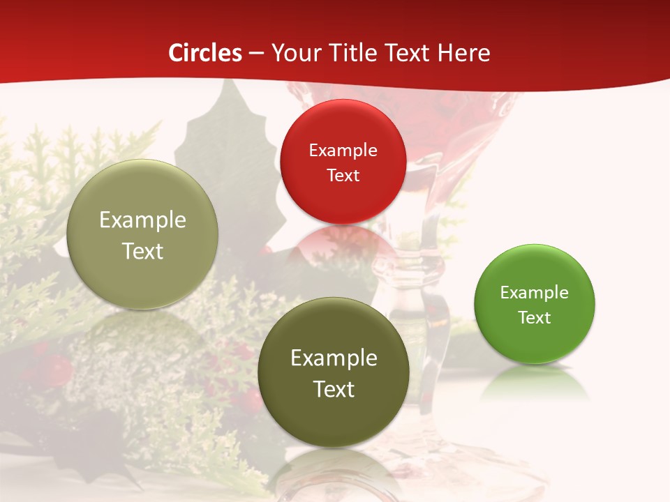 A Glass Of Wine With A Key On The Table PowerPoint Template