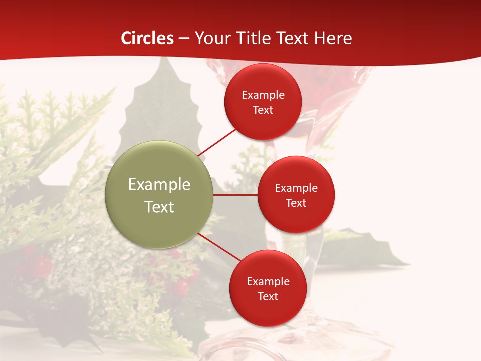 A Glass Of Wine With A Key On The Table PowerPoint Template