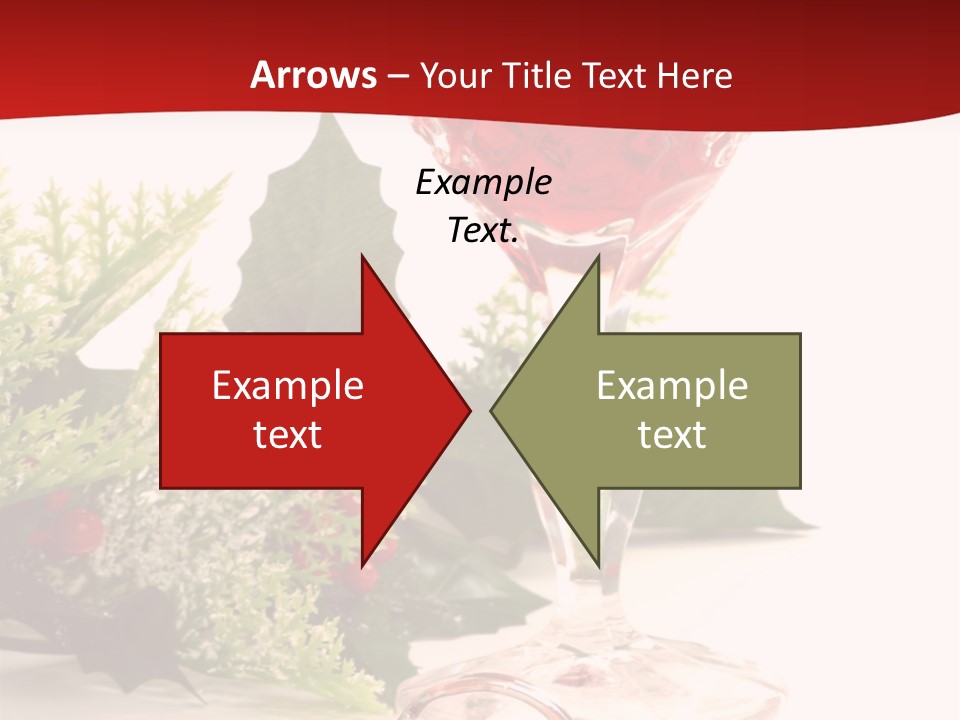 A Glass Of Wine With A Key On The Table PowerPoint Template