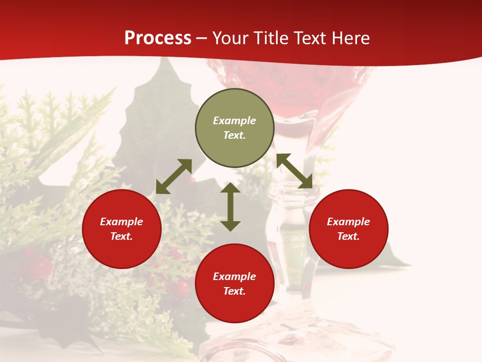 A Glass Of Wine With A Key On The Table PowerPoint Template