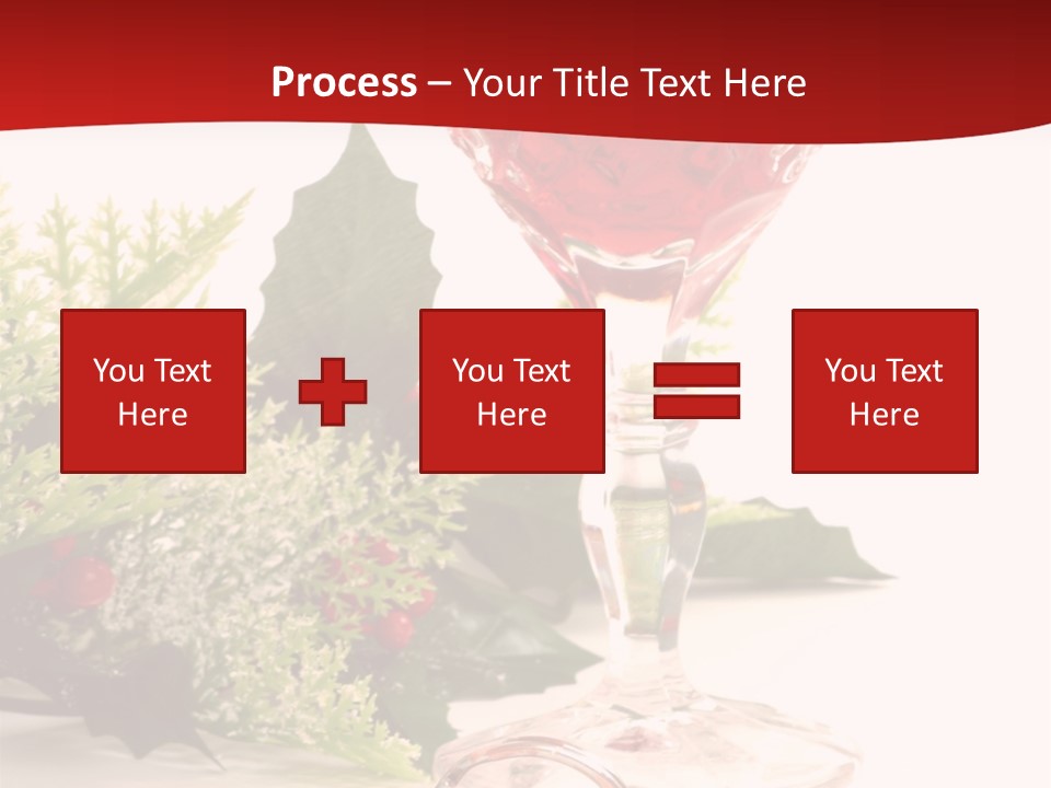 A Glass Of Wine With A Key On The Table PowerPoint Template