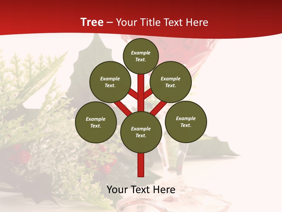 A Glass Of Wine With A Key On The Table PowerPoint Template