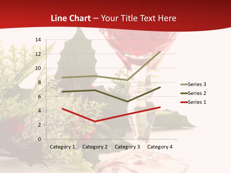 A Glass Of Wine With A Key On The Table PowerPoint Template