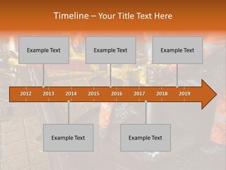 Two Roughnecks Breaking A Connection With Help From Tongs. Offshore Oil Rig. PowerPoint Template