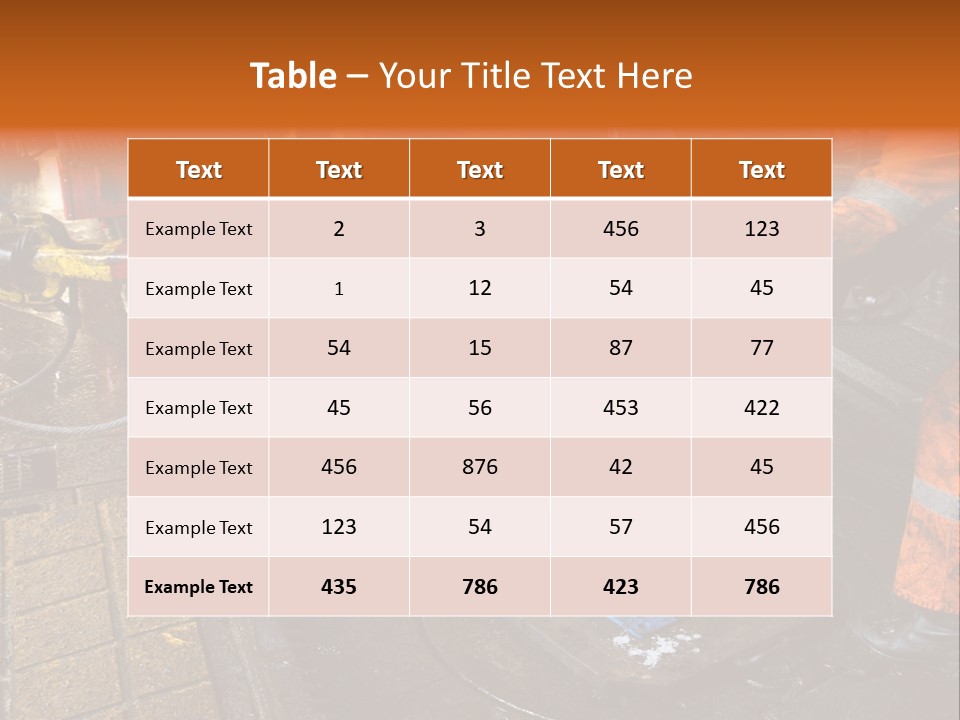 Two Roughnecks Breaking A Connection With Help From Tongs. Offshore Oil Rig. PowerPoint Template