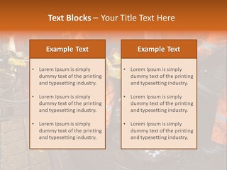 Two Roughnecks Breaking A Connection With Help From Tongs. Offshore Oil Rig. PowerPoint Template
