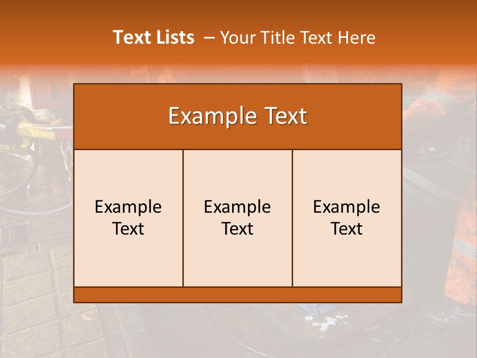 Two Roughnecks Breaking A Connection With Help From Tongs. Offshore Oil Rig. PowerPoint Template