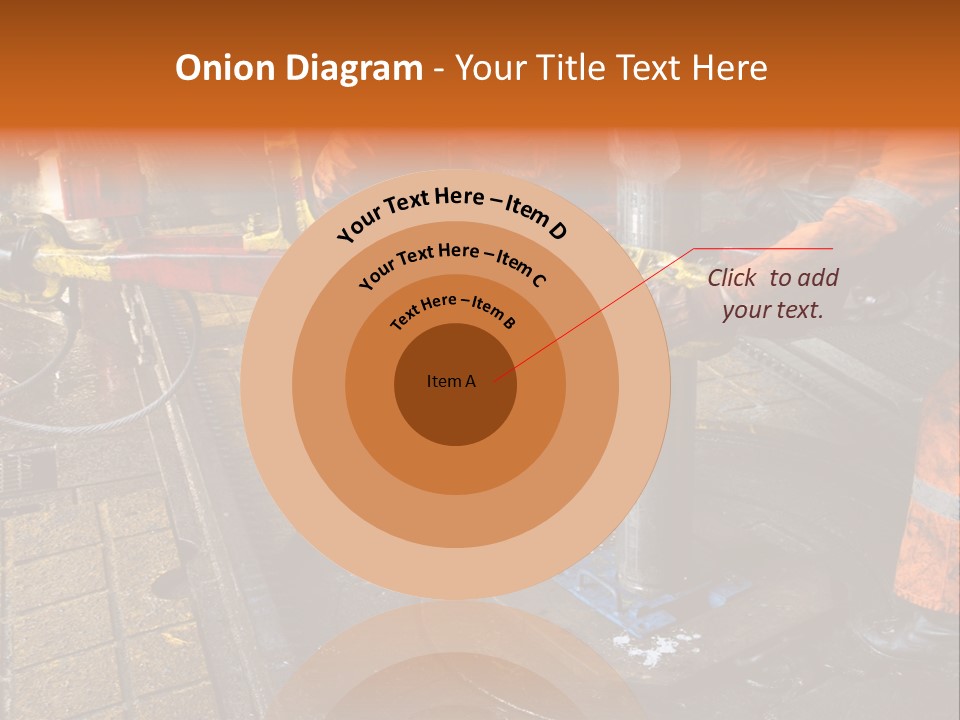 Two Roughnecks Breaking A Connection With Help From Tongs. Offshore Oil Rig. PowerPoint Template