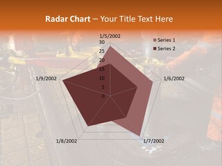 Two Roughnecks Breaking A Connection With Help From Tongs. Offshore Oil Rig. PowerPoint Template