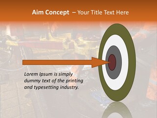 Two Roughnecks Breaking A Connection With Help From Tongs. Offshore Oil Rig. PowerPoint Template